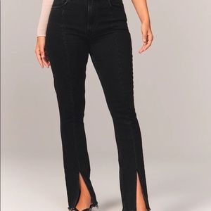 Abercrombie Curve high rise skinny flare jeans